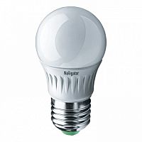 Лампа светодиодная 61 253 NLL-P-G45-5-230-6.5K-E27 | код. 61253 | Navigator